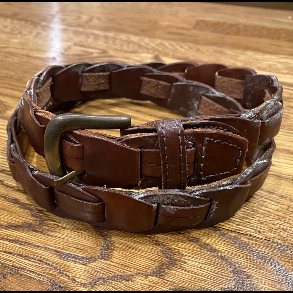 Men’s Brown Leather Belt